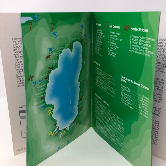 Vintage Pictorial Guide To Lake Tahoe: Attractions, History, Activities, & More - Picture 4 of 6